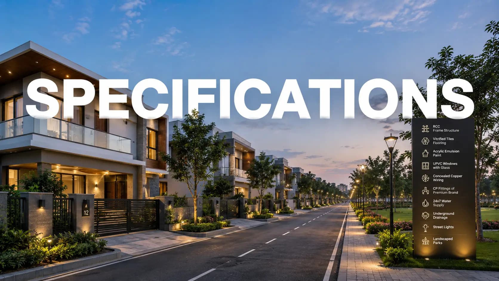 Aamaya Specifications: Structure and Finishes