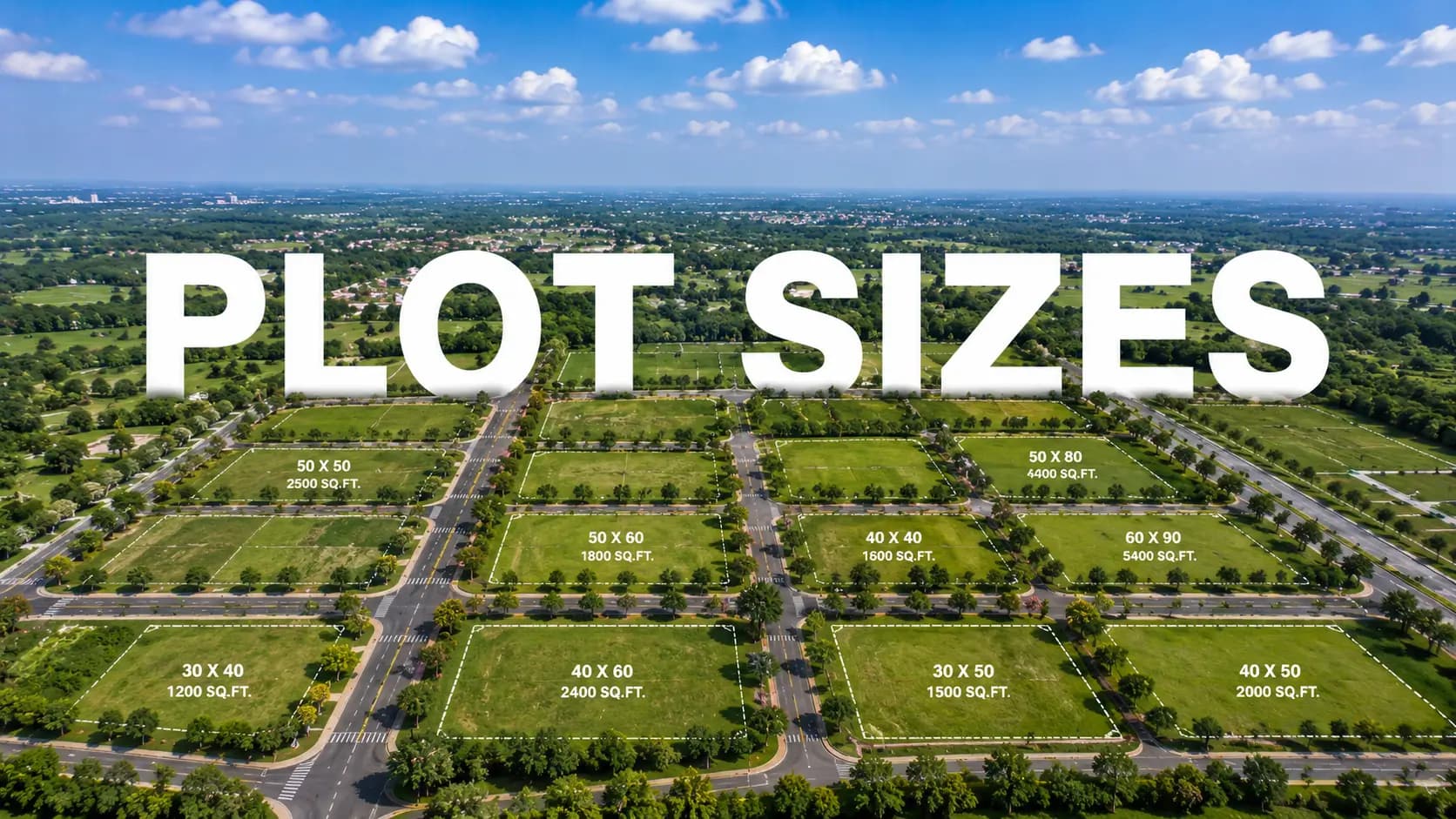 Aamaya Plot Sizes
